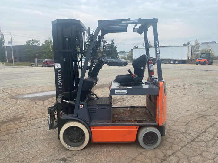 Used forklift for sale in Kitchener | 2018 TOYOTA 5,000 LB Electric Cushion Forklift | Model: 8FBCU25