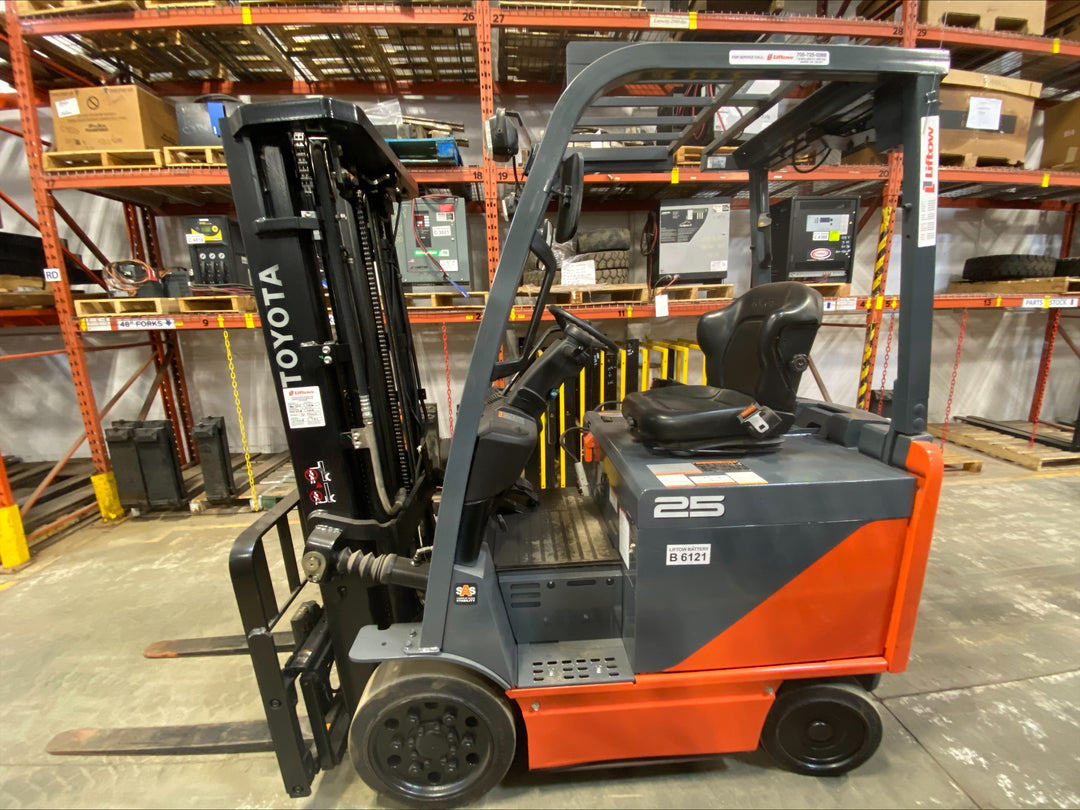 Used forklift for sale in Barrie | 2021 TOYOTA 5,000 LB Electric Cushion Forklift | Model: 8FBCU25