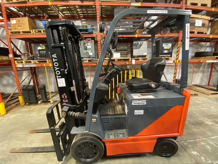 Used forklift for sale in Barrie | 2021 TOYOTA 5,000 LB Electric Cushion Forklift | Model: 8FBCU25