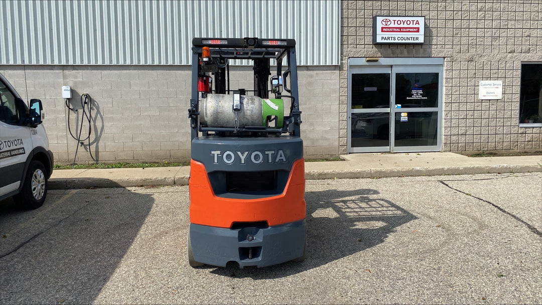 Used forklift for sale in Kitchener | 2023 TOYOTA 5,000 LB IC Cushion Forklift | Model: 50-8FGCU25