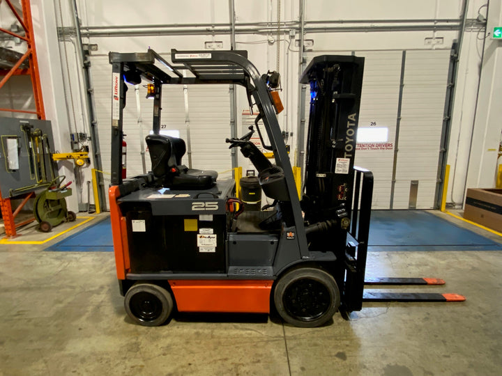 Used forklift for sale in Vaughan | 2021 TOYOTA 5,000 LB Electric Cushion Forklift | Model: 8FBCU25