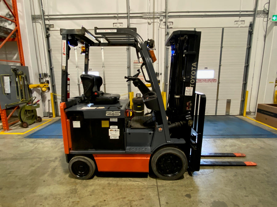 Used forklift for sale in Vaughan | 2021 TOYOTA 5,000 LB Electric Cushion Forklift | Model: 8FBCU25