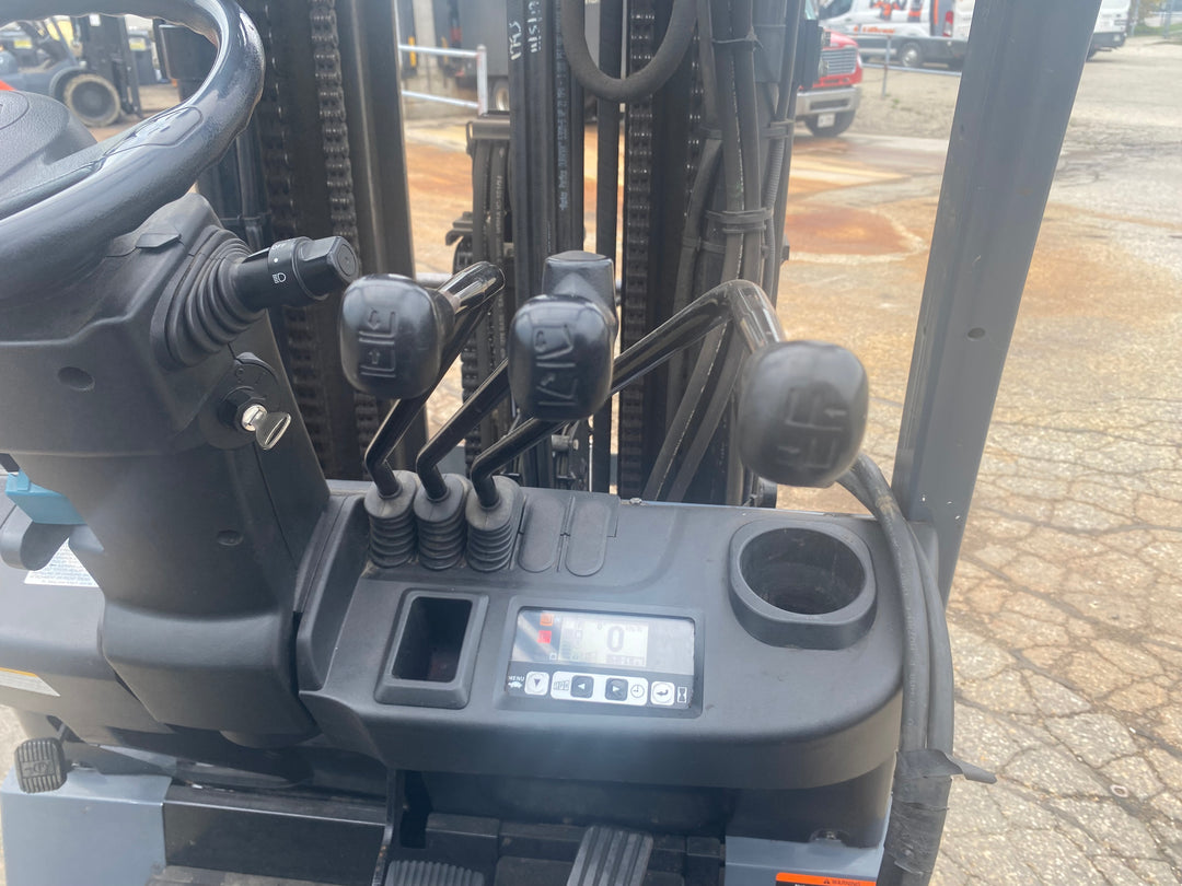 Used forklift for sale in Kitchener | 2018 TOYOTA 5,000 LB Electric Cushion Forklift | Model: 8FBCU25