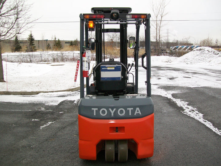 Used forklift for sale in Boucherville | 2019 TOYOTA 3,500 LB 3-Wheel Electric Forklift | Model: 8FBE18U