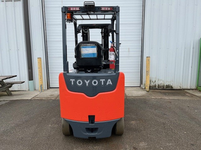 Used forklift for sale in London | 2018 TOYOTA 5,000 LB Electric Cushion Forklift Longbox | Model: 8FBCHU25