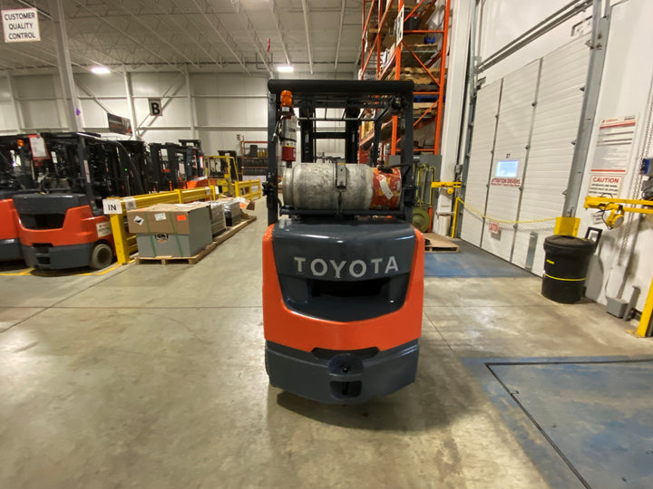 Used forklift for sale in Ajax | 2019 TOYOTA 6,000 LB IC Cushion Forklift | Model: 8FGCU30