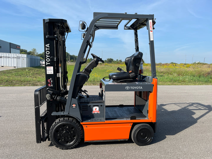 Used forklift for sale in Windsor | 2021 TOYOTA 5,000 LB Electric Cushion Forklift | Model: 8FBCU25