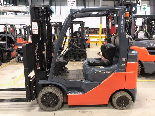 Used forklift for sale in Hamilton | 2021 TOYOTA 5000 LB IC Cushion Forklift | Model: 8FGCU25
