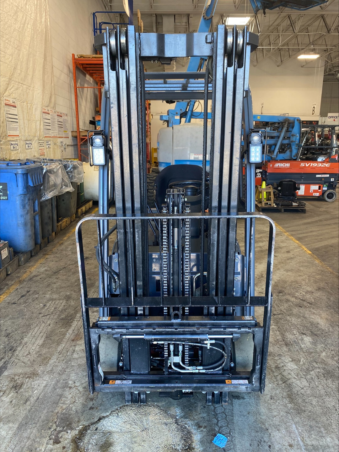 Used forklift for sale in Barrie | 2021 TOYOTA 3,500 LB 3-Wheel Electric Forklift | Model: 8FBE18U