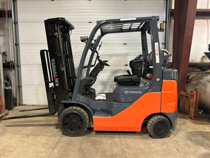 Used forklift for sale in Moncton | 2021 TOYOTA 5,000 LB IC Cushion Forklift | Model: 8FGCU25