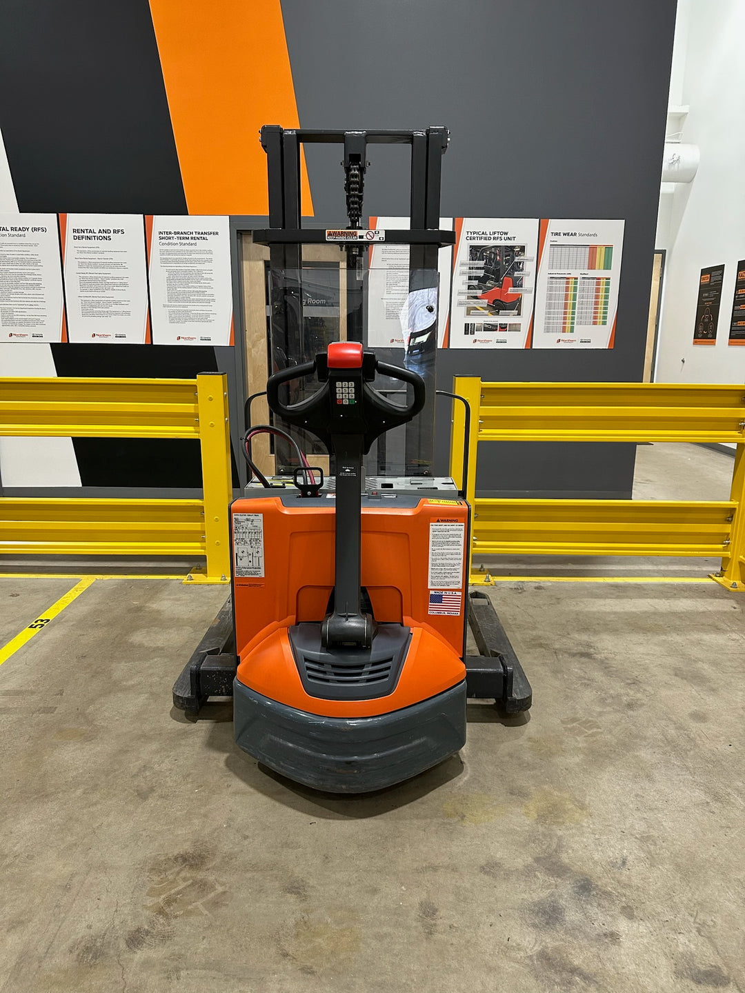 Used forklift for sale in Vermont | 2022 Toyota Toyota Walk behind Stacker with on board charger.  | Model: 8BWS13 