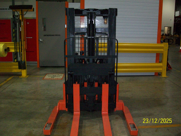 Used forklift for sale in Boucherville | 2019 TOYOTA 3,000 LB Electric Walkie Reach Walkie Stacker | Model: 6BWR152L00