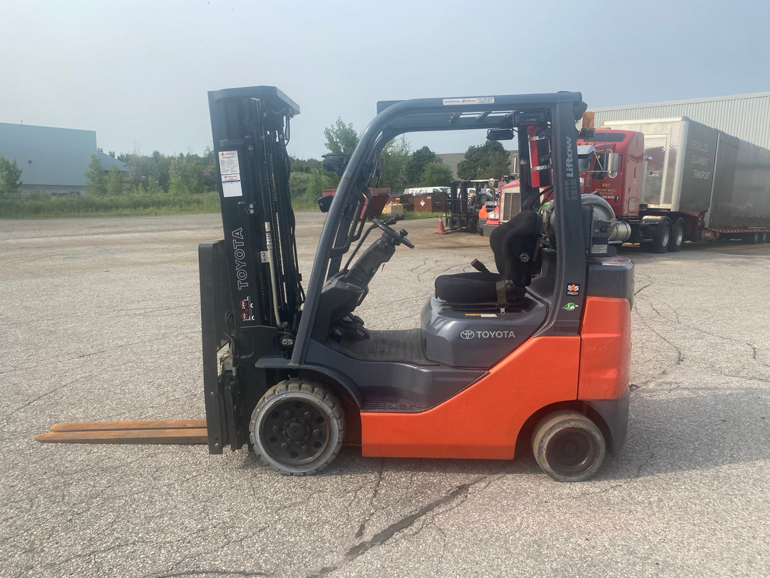 Used forklift for sale in Kitchener | 2021 TOYOTA 5,000 LB IC Cushion Forklift | Model: 8FGCU25