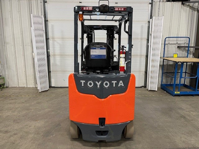 Used forklift for sale in London | 2018 TOYOTA 5,000 LB Electric Cushion Forklift Longbox | Model: 8FBCHU25