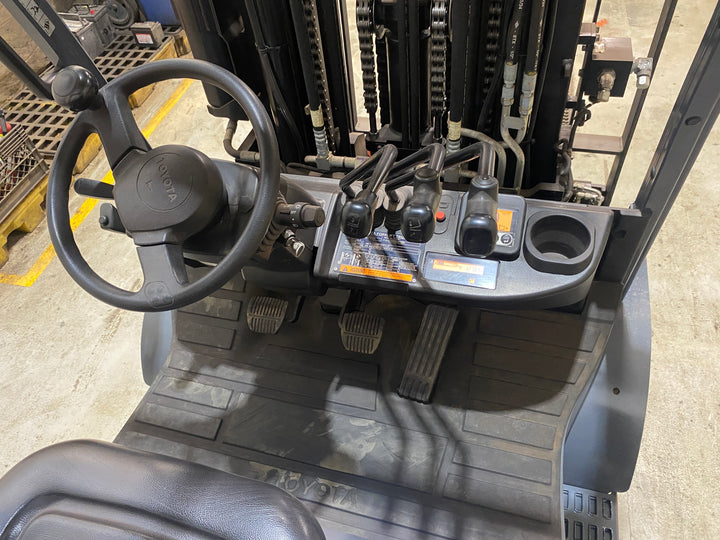 Used forklift for sale in Barrie | 2018 TOYOTA 8,000 LB IC Cushion Forklift | Model: 8FGC35U