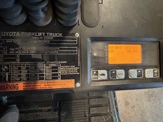 Used forklift for sale in Moncton | 2021 TOYOTA 5,000 LB IC Pneumatic Forklift | Model: 8FGU25