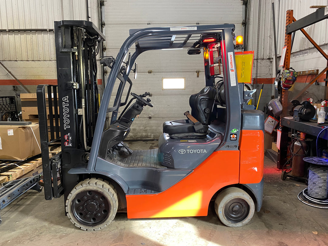 Used forklift for sale in Kitchener | 2021 TOYOTA 5,000 LB IC Cushion Forklift | Model: 8FGCU25