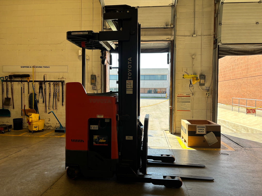 Used forklift for sale in Toronto | 2018 TOYOTA 3,500 LB Electric Reach Truck | Model: 9BR183S241