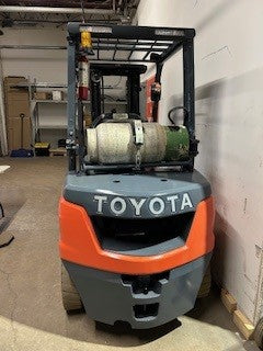 Used forklift for sale in Moncton | 2021 TOYOTA 5,000 LB IC Pneumatic Forklift | Model: 8FGU25