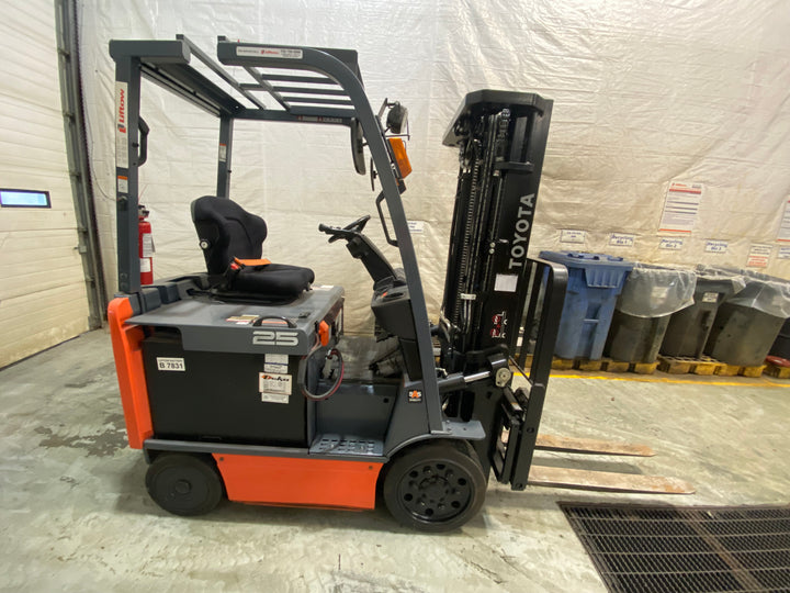 Used forklift for sale in Barrie | 2021 TOYOTA 5000 LB Electric Cushion Forklift | Model: 8FBCU25