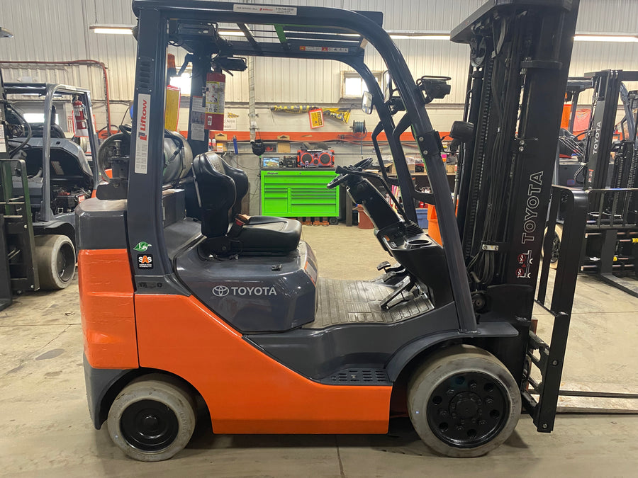 Used forklift for sale in Kitchener | 2021 TOYOTA 5,000 LB IC Cushion Forklift | Model: 8FGCU25