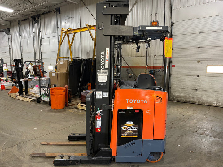 Used forklift for sale in Kitchener | 2019 TOYOTA 3,500 LB Electric Reach Truck | Model: 9BR183M241