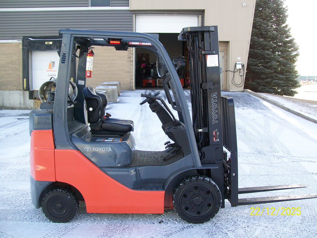 Used forklift for sale in Quebec | 2021 TOYOTA 5,000 LB IC Cushion Forklift | Model: 8FGCU25