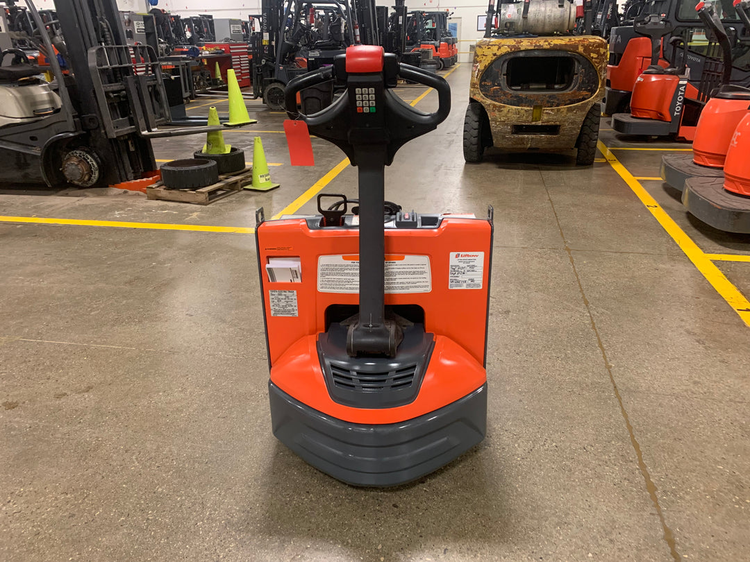 Used forklift for sale in Toronto | 2023 TOYOTA 4,500 LB Electric Walkie Pallet Truck | Model: 8HBW23