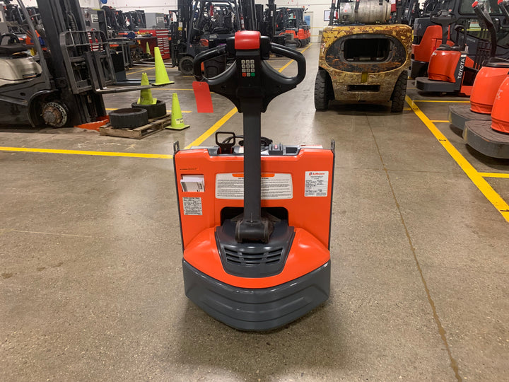 Used forklift for sale in Toronto | 2023 TOYOTA 4,500 LB Electric Walkie Pallet Truck | Model: 8HBW23