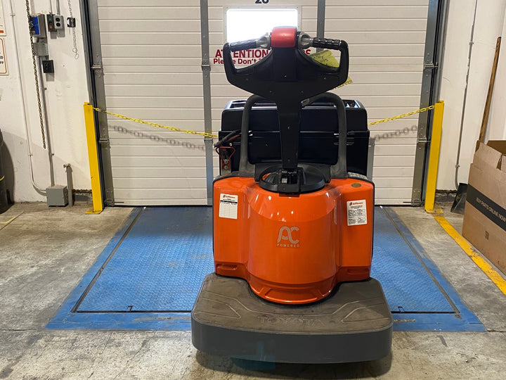 Used forklift for sale in Ajax | 2016 TOYOTA 6,000 LB Electric Walkie Rider Pallet Truck | Model: 8HBE30