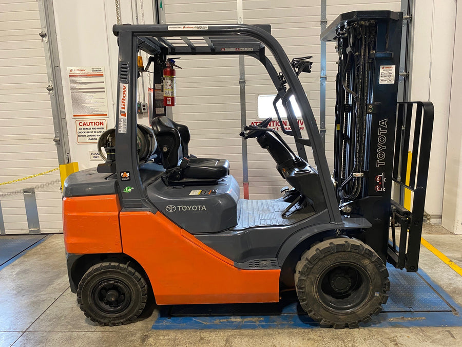 Used forklift for sale in Ajax | 2021 TOYOTA 5000 LB IC Pneumatic Forklift | Model: 8FGU25