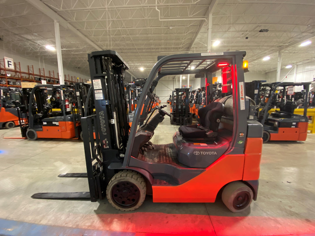Used forklift for sale in Kitchener | 2021 TOYOTA 5,000 LB IC Cushion Forklift | Model: 8FGCU25