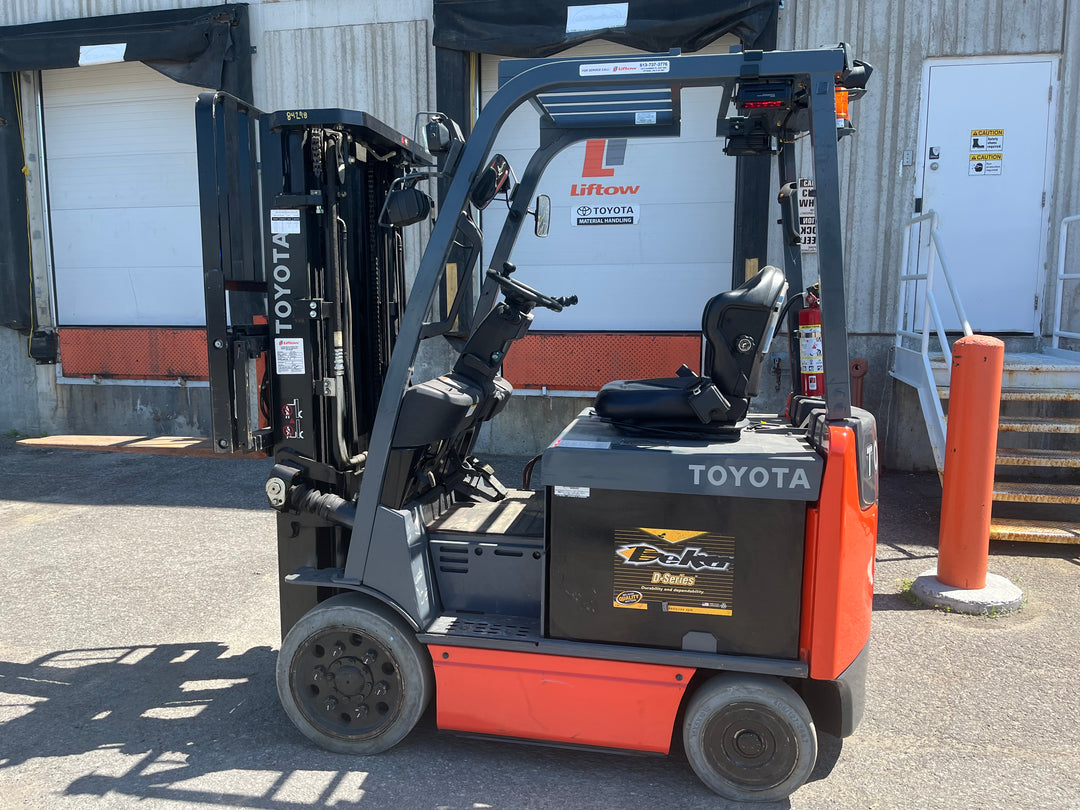 Used forklift for sale in Ottawa | 2021 TOYOTA 5,000 LB Electric Cushion Forklift | Model: 8FBCU25