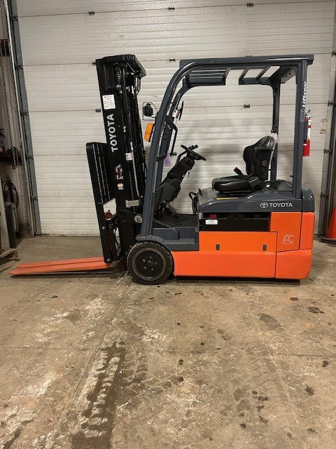 Used forklift for sale in Moncton | 2020 TOYOTA 4,000 LB 3-Wheel Electric Forklift | Model: 8FBE20U