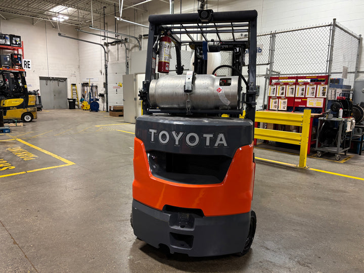 Used forklift for sale in Toronto | 2021 TOYOTA 5,000 LB IC Cushion Forklift | Model: 8FGCU25