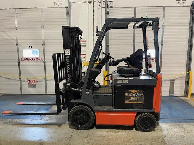 Used forklift for sale in Ajax | 2021 TOYOTA 5000 LB Electric Cushion Forklift | Model: 8FBCU25