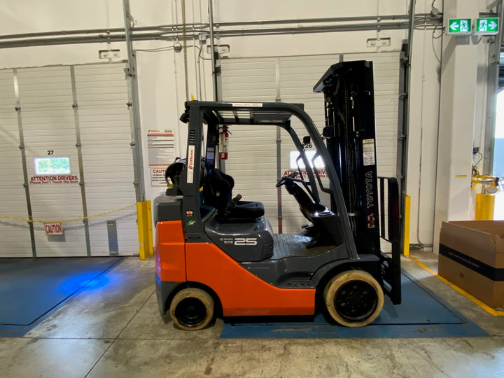Used forklift for sale in Ajax | 2020 TOYOTA 5000 LB IC Cushion Forklift | Model: 8FGCU25