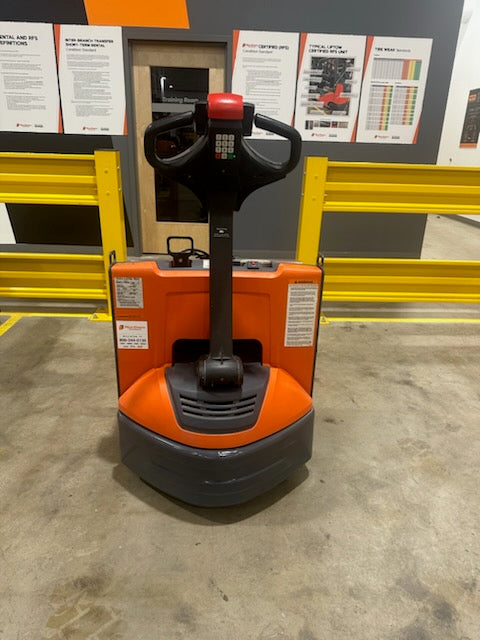 Used forklift for sale in Vermont | 2019 Toyota Toyota Electric walk behind pallet jack with onboard 110VAC charger. | Model: 8HBW23 