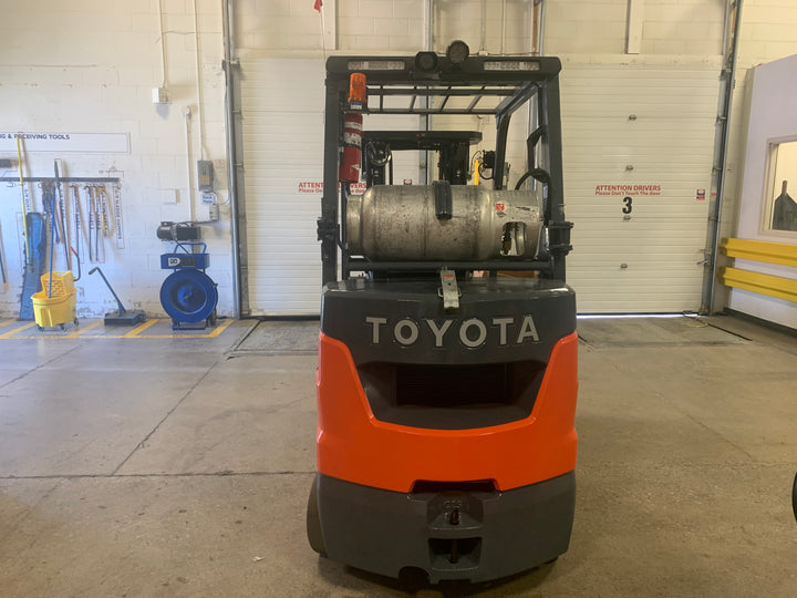 Used forklift for sale in Toronto | 2020 TOYOTA 5000 LB IC Cushion Forklift | Model: 8FGCU25