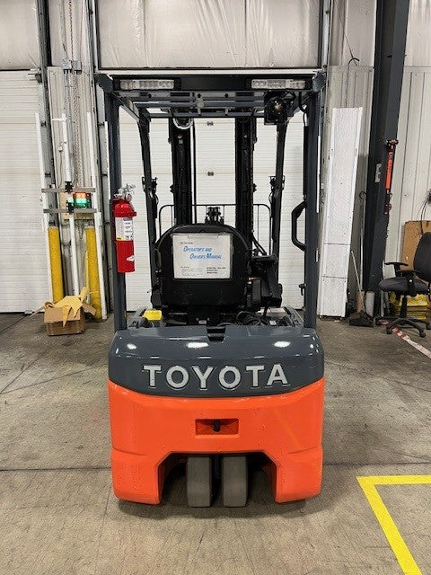 Used forklift for sale in London | 2019 TOYOTA 3,500 LB 3-Wheel Electric Forklift | Model: 8FBE18U