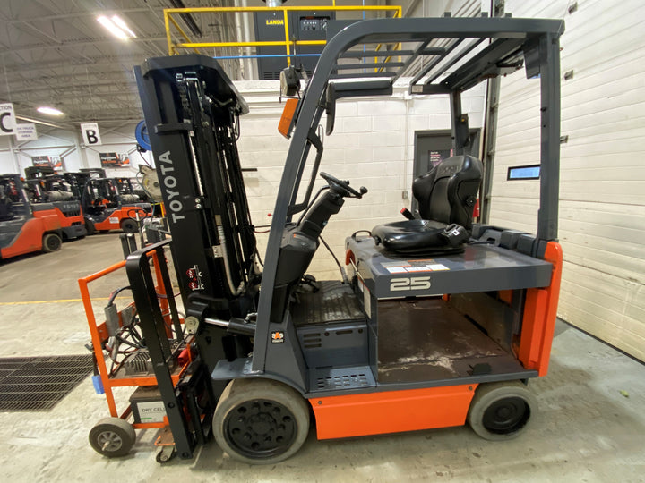 Used forklift for sale in Barrie | 2021 TOYOTA 5000 LB Electric Cushion Forklift Longbox | Model: 8FBCHU25