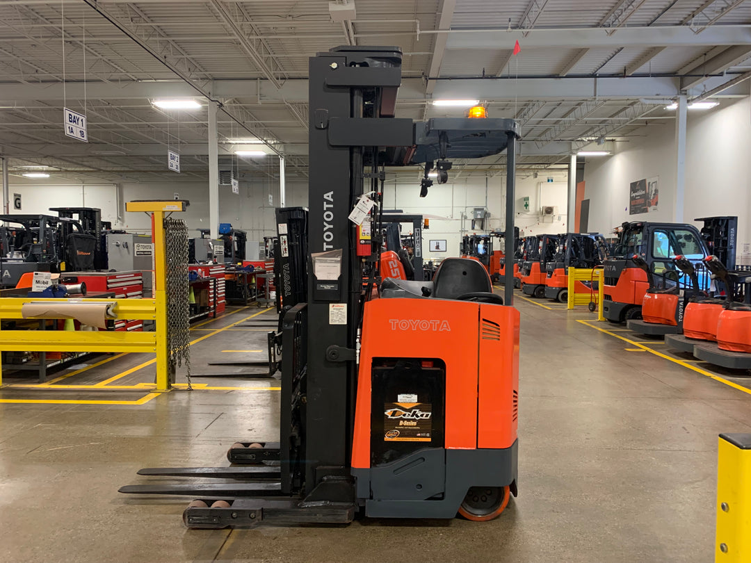 Used forklift for sale in Toronto | 2019 TOYOTA 3,500 LB Electric Reach Truck | Model: 9BR183M241