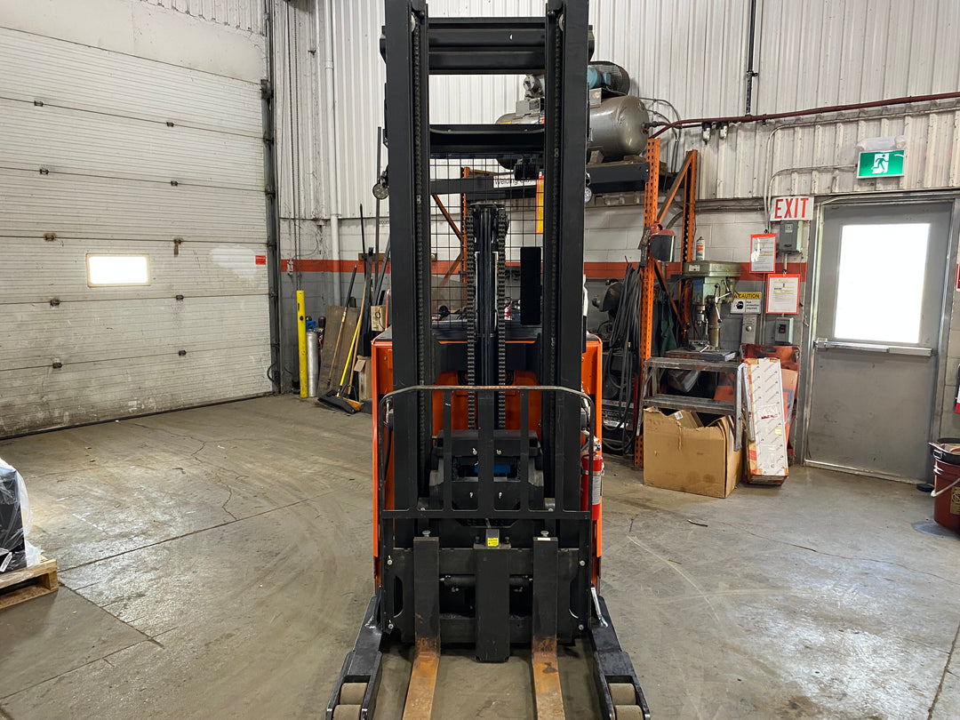 Used forklift for sale in Kitchener | 2019 TOYOTA 3,500 LB Electric Reach Truck | Model: 9BR183M241