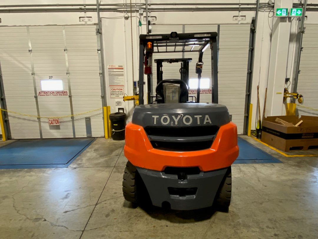 Used forklift for sale in Ajax | 2021 TOYOTA 8,000 LB Diesel Pneumatic Forklift | Model: 8FD35U