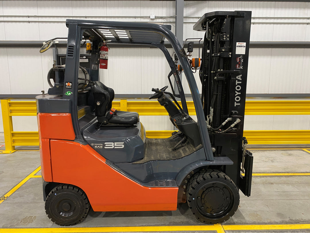 Used forklift for sale in Hamilton | 2019 TOYOTA 8,000 LB IC Cushion Forklift | Model: 8FGC35U