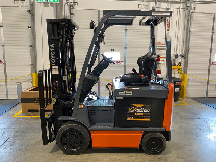 Used forklift for sale in Ajax | 2021 TOYOTA 5000 LB Electric Cushion Forklift | Model: 8FBCU25