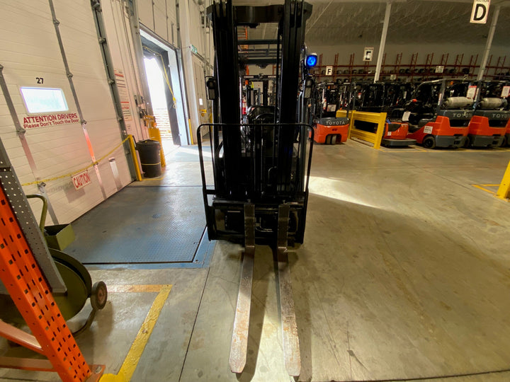 Used forklift for sale in Kitchener | 2023 TOYOTA 3,500 LB 3-Wheel Electric Forklift Longbox | Model: 8FBEH18U