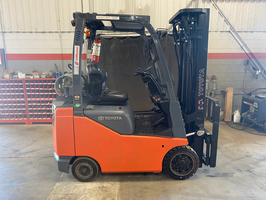 Used forklift for sale in Kitchener | 2021 TOYOTA 3,500 LB IC Cushion Forklift | Model: 8FGCU18