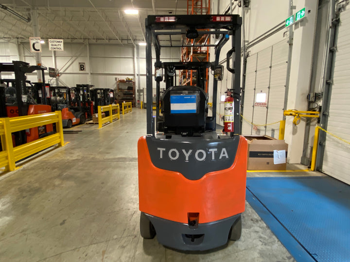 Used forklift for sale in Ajax | 2021 TOYOTA 5000 LB Electric Cushion Forklift | Model: 8FBCU25