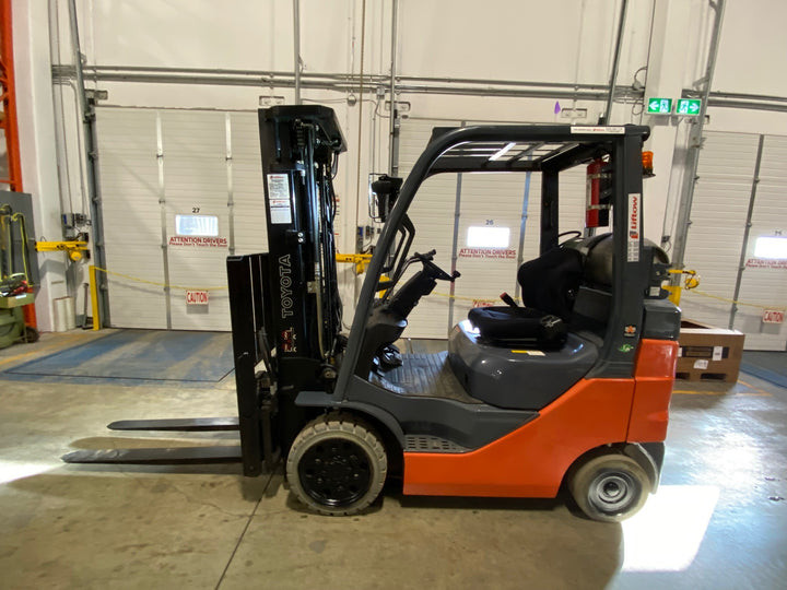 Used forklift for sale in Kitchener | 2021 TOYOTA 5,000 LB IC Cushion Forklift | Model: 8FGCU25